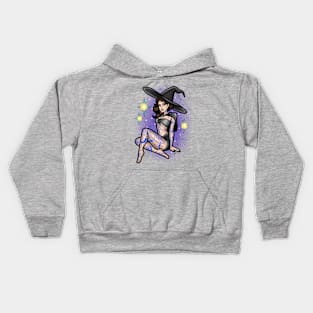 Cute Witch Kids Hoodie